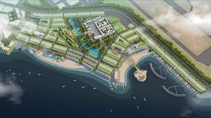 Phối cảnh dự án Cam Ranh City Gate do Công ty Du thuyền Cam Ranh làm chủ đầu tư.