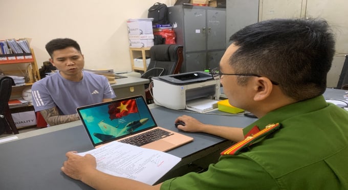 Nguyễn Quốc Hùng, cầm đầu đường dây lừa đảo bằng giao dịch tiền ảo - Ảnh: Công an cung cấp