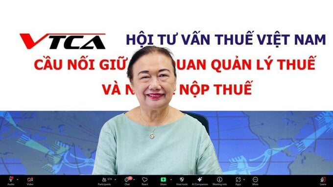 Bà Nguyễn Thị Cúc, Chủ tịch VTCA.
