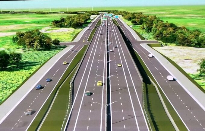 Phối cảnh cao tốc Tp.HCM - Thủ Dầu Một - Chơn Thành đi qua Bình Phước. Ảnh: Chủ đầu tư