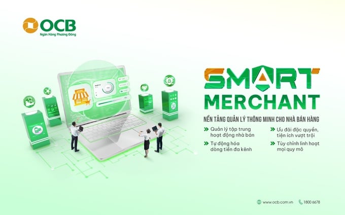OCB Smart Merchant - giải pháp quản lý bán hàng, thanh toán thông minh và hiện đại.