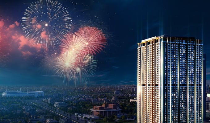 Đặc quyền sống phiên bản giới hạn chiêm ngưỡng pháo hoa rực rỡ tại The Matrix One Premium.