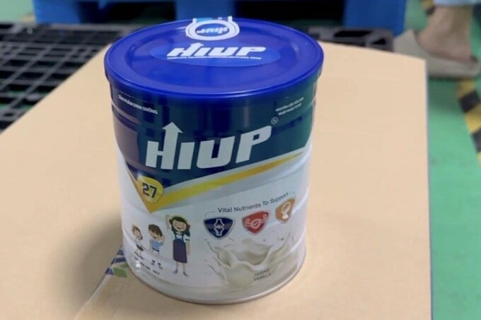 Sản phẩm dinh dưỡng HIUP 27 được xác định là hàng giả.