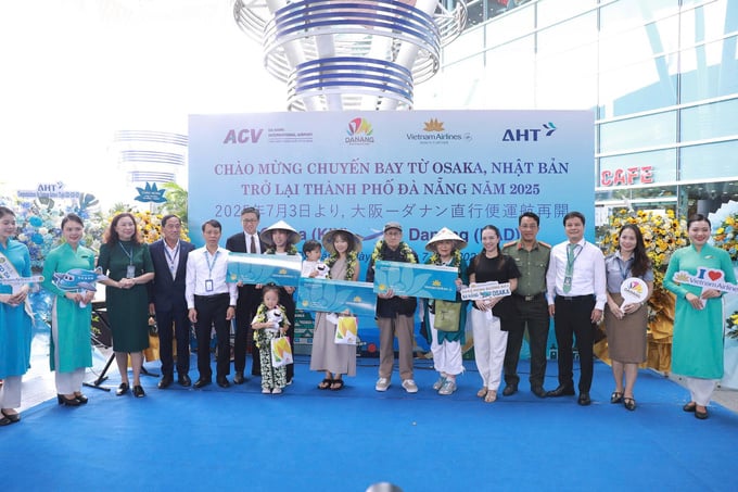 Đường bay Osaka – Đà Nẵng được nối lại với tần suất 4 chuyến mỗi tuần