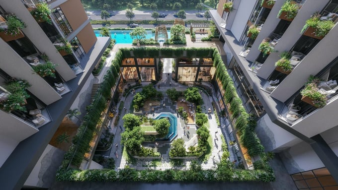 Tòa S2 được đánh giá cao bởi khả năng kết nối với lõi cảnh quan và tiện ích đa tầng theo tiêu chuẩn khách sạn của SkyM.