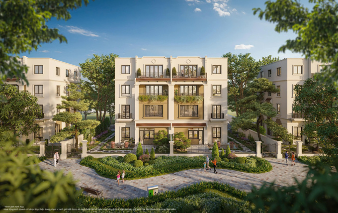 Thương phố nhà vườn 120m2 - Gấp đôi mặt tiền, nhân 2 giá trị.