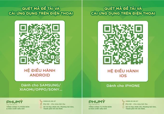 QR de tai app Phu My