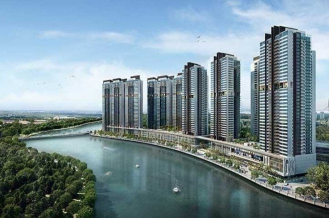 Phối cảnh dự án Olalani Riverside Tower