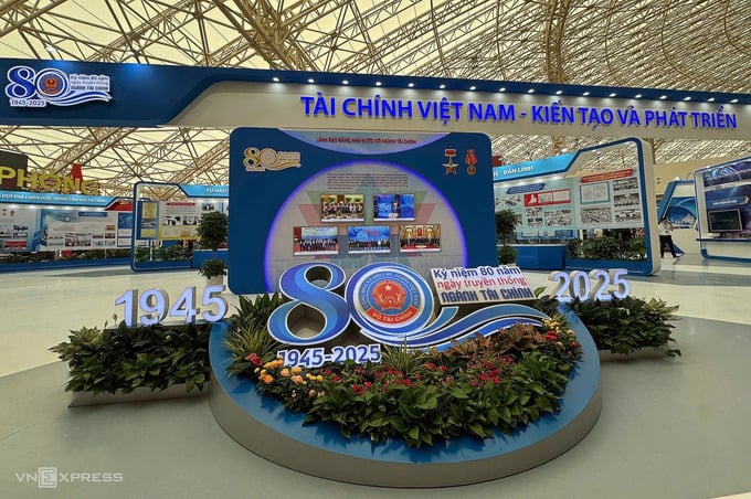 Triển lãm của Bộ Tài chính. (Ảnh: Vnexpress)