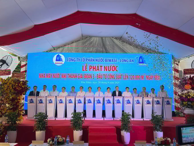 Biwase Long An vận hành nhà máy nước Nhị Thành giai đoạn 3, nâng công suất lên 120.000 m3/ngày đêm.