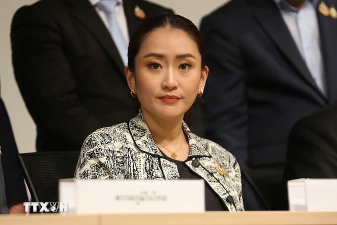Thủ tướng Thái Lan Paetongtarn Shinawatra. (Ảnh: TTXVN)