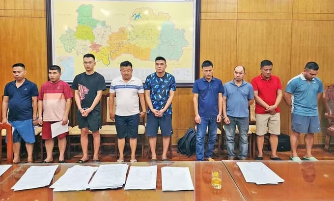 Các đối tượng liên quan vụ án.
