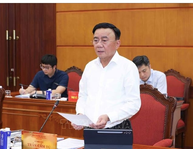 Thường trực Ban Bí thư Trần Cẩm Tú. Ảnh: TTXVN.