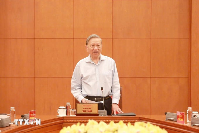 Tổng Bí thư Tô Lâm. (Ảnh: TTXVN)