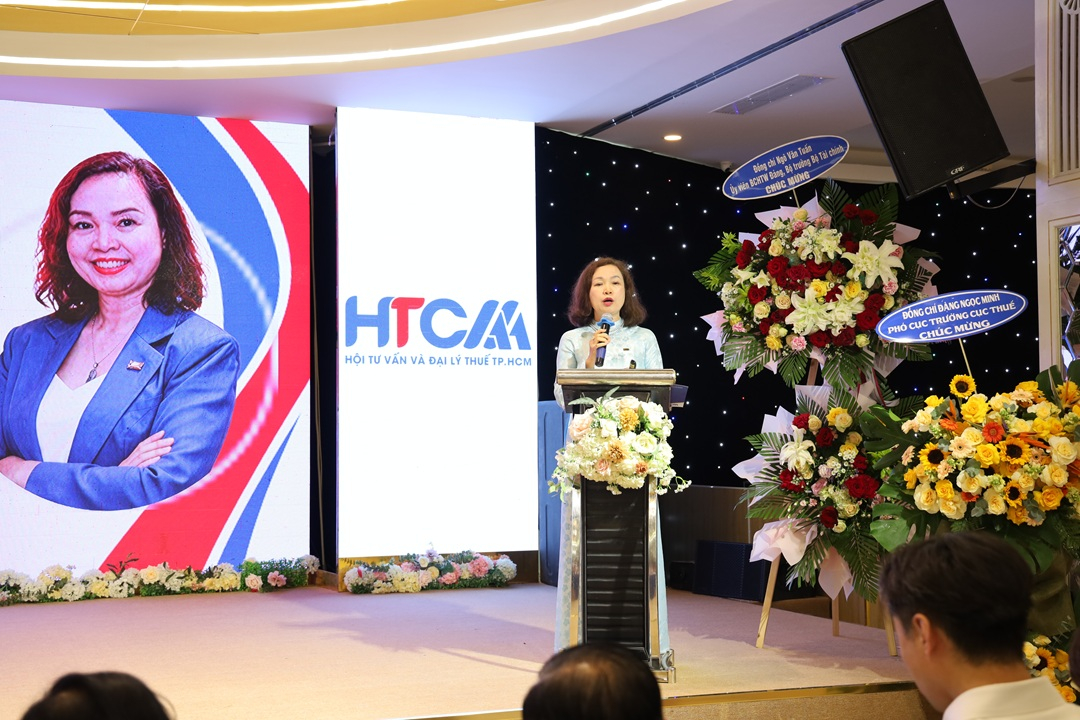 Bà Lê Thị Thu Hương, Chủ tịch Hội Tư vấn và Đại lý thuế Tp.HCM.