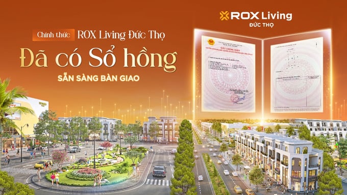 Cận cảnh những cuốn sổ hồng đầu tiên tại ROX Living Đức Thọ.