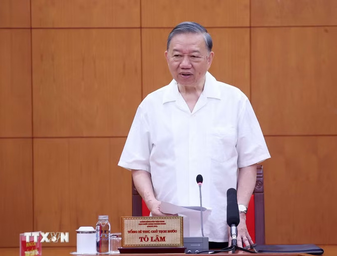 Tổng Bí thư, Chủ tịch nước Tô Lâm.