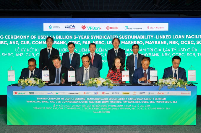 VPBank k&yacute; kết khoản vay hợp vốn li&ecirc;n kết bền vững đầu ti&ecirc;n trị gi&aacute; 1,44 tỷ USD.