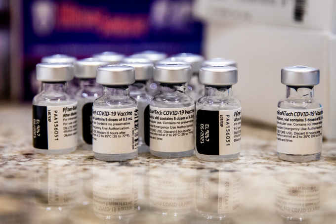 Tổng số vaccine mà Mỹ viện trợ Việt Nam lên gần 8,5 triệu liều tính đến ngày 8/10. Ảnh: Reuters.