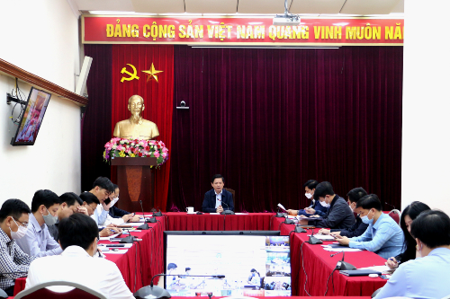 Bộ trưởng Nguyễn Văn Thể chủ trì Hội nghị. Ảnh: Bộ GTVT