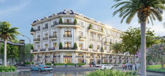 Shophoues D’. Metropole Hà Tĩnh 2-3 mặt tiền theo kiến trúc lâu đài sang trọng