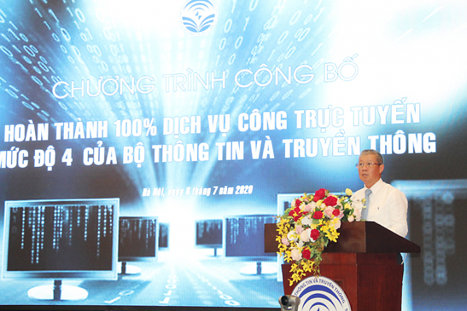 Thứ trưởng Bộ TT&TT Nguyễn Thành Hưng phát biểu tại sự kiện.