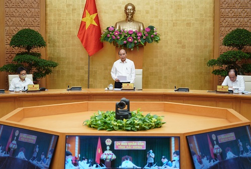 Thủ tướng Nguyễn Xuân Phúc chủ trì hội nghị.