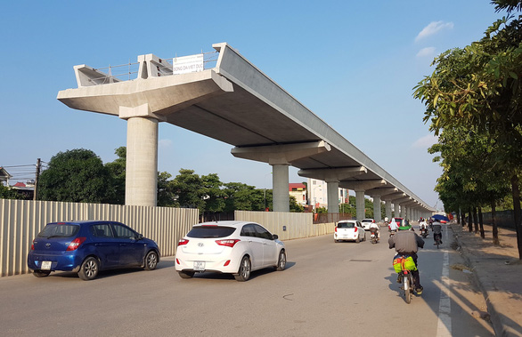 Một dự án metro đang trong quá trình hoàn thiện thi công trên địa bàn Hà Nội.