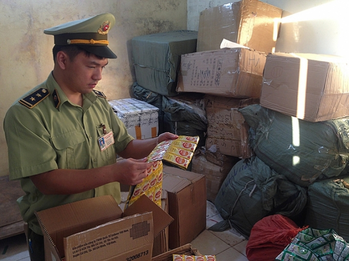 Lực lượng Quản lý thị trường Lạng Sơn kiểm tra và bắt giữ nhiều vụ buôn lậu trên địa bàn