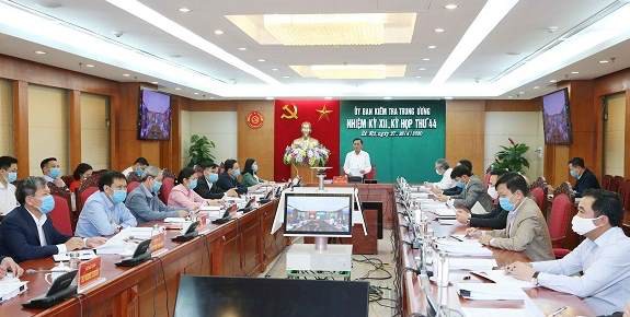 Trong hai ngày 27 và 28/4/2020, tại Hà Nội, Ủy ban Kiểm tra Trung ương đã họp Kỳ 44