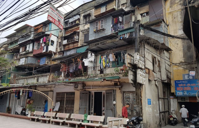 Nhiều khu chung cư cũ ở Hà Nội được đề xuất cải tạo