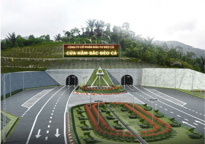 Hầm Đèo Cả nối giữa Phú Yên và Khánh Hòa