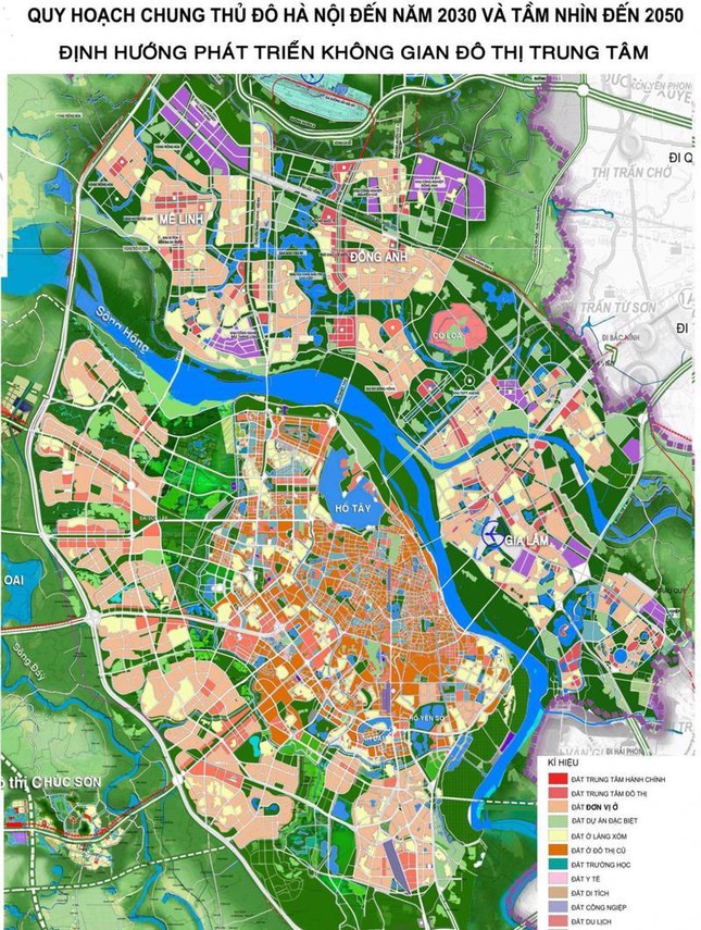 UBND TP.Hà Nội giao Viện Quy hoạch xây dựng Hà Nội là đơn vị tổ chức lập điều chỉnh tổng thể Quy hoạch chung xây dựng Thủ đô Hà Nội đến năm 2030 và tầm nhìn đến năm 2050.
