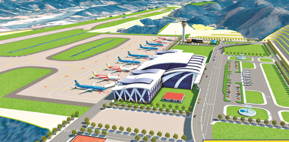 Phối cảnh dự kiến của sân bay Sa Pa - Nguồn: Báo Lào Cai.