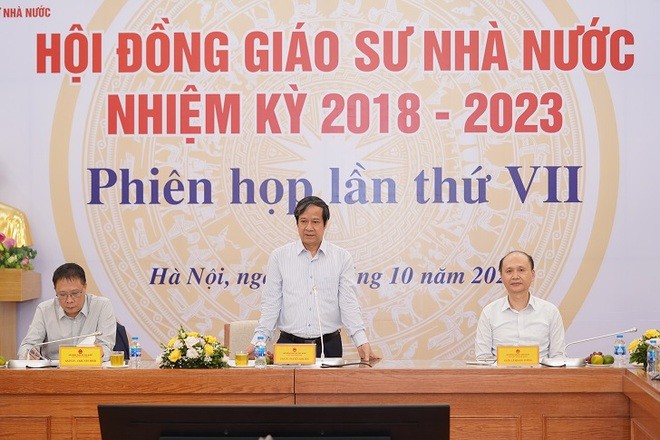 Bộ trưởng GD&ĐT Nguyễn Kim Sơn làm Chủ tịch Hội đồng Giáo sư Nhà nước nhiệm kỳ 2018-2023.