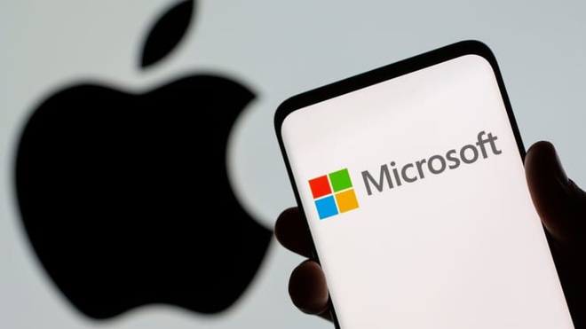 Microsoft vượt Apple trở thành công ty có vốn hóa lớn nhất thế giới (Ảnh: Reuters).
