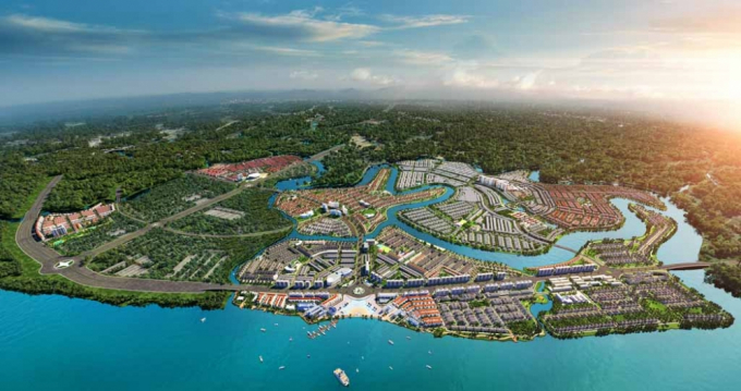 Phối cảnh dự án Aqua City (Ảnh: Aquacity).