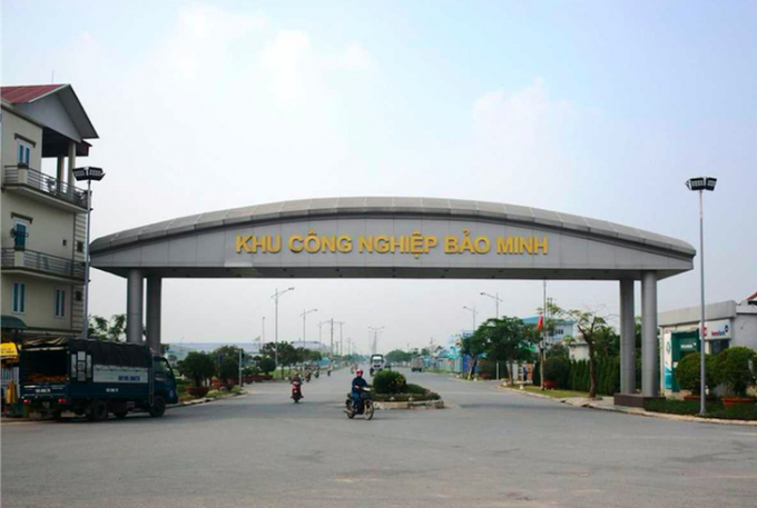 Khu công nghiệp Bảo Minh thuộc địa phận ba xã Liên Minh, Liên Bảo và Kim Thái (huyện Vụ Bản, tỉnh Nam Định).