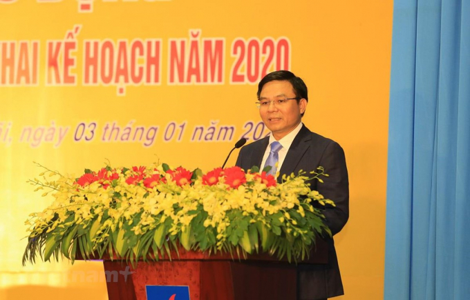 Tổng giám đốc PVN Lê Mạnh Hùng giao nhiệm vụ cho Công ty BSR. (Ảnh: BSR)