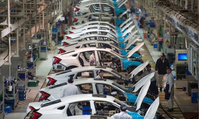 Nhà máy sản xuất ô tô Honda tại Hồ Bắc (Trung Quốc)