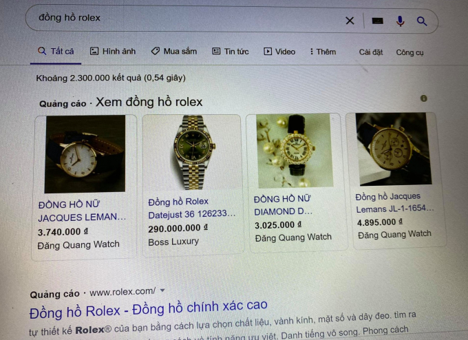 Sản phẩm Rolex tại Đăng Quang Watch giá chỉ từ 3 triệu đến 4 triệu một sản phẩm, thấp hơn các hãng khách đến gần 30 lần?.
