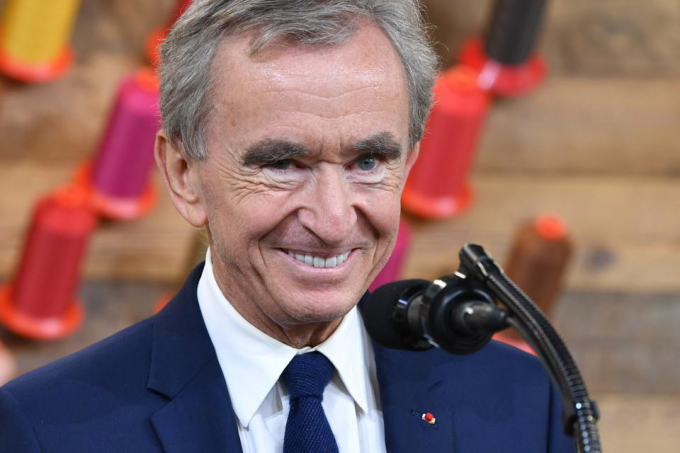 Bernard Arnault - chủ tịch, CEO của LVMH - Ảnh: AFP