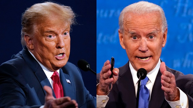 Tổng thống Mỹ Donald Trump (trái) chỉ đồng ý kích hoạt quá trình chuyển giao quyền lực cho Tổng thống đắc cử Joe Biden hơn 3 tuần sau bầu cử (Ảnh: Reuters)