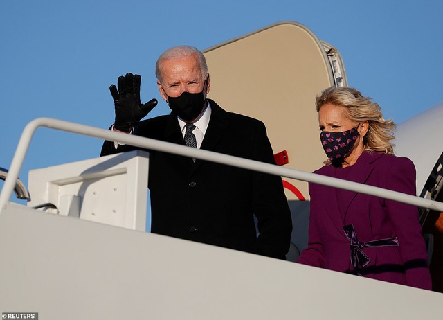 Ông Biden đến Washington bắt đầu các nghi thức nhậm chức