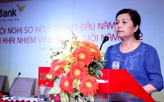 Cựu thứ trưởng Bộ Tài chính Lê Thị Băng Tâm là Chủ tịch Ngân hàng HDBank