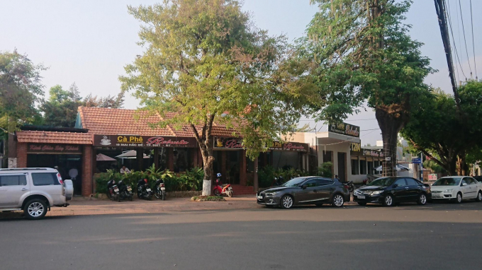 Phần đất đối diện cổng Bộ chỉ huy Quân sự tỉnh Đắk Lắk cho thuê làm quán cà phê
