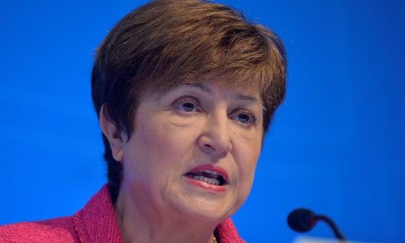 Tổng giám đốc Quỹ Tiền tệ quốc tế (IMF) Kristalina Georgieva - Ảnh: REUTERS