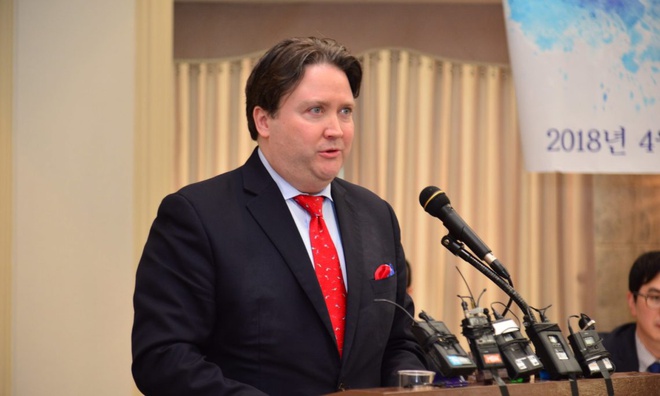 Ông Marc Evans Knapper được đề cử làm đại sứ Mỹ tại Việt Nam. Ảnh: Đại sứ quán Mỹ tại Seoul.