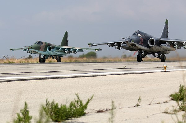 Máy bay chiến đấu Su-25 Nga (Ảnh: Sputnik).