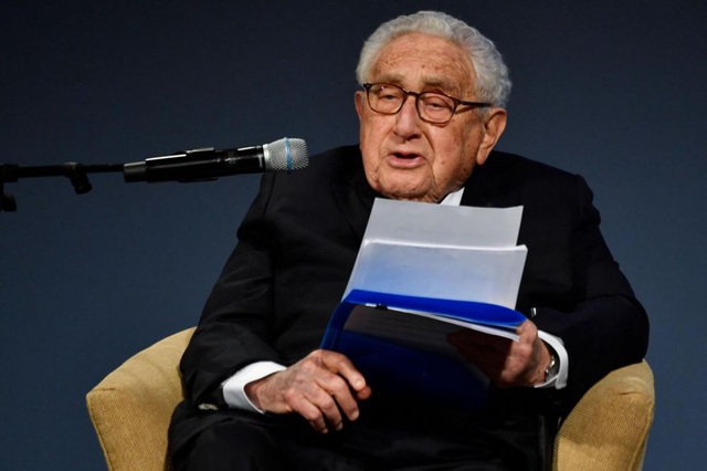 Cựu Ngoại trưởng Mỹ Henry Kissinger (Ảnh: AFP).